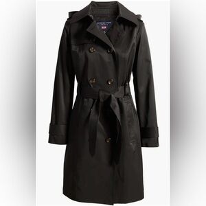 NWT London Fog Trench Coat with Removable Hood